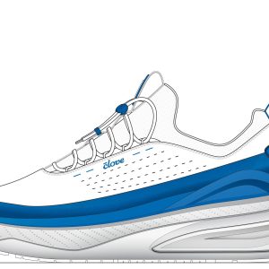 Men's Forte 2 - White / Blue [B2B ONLY]