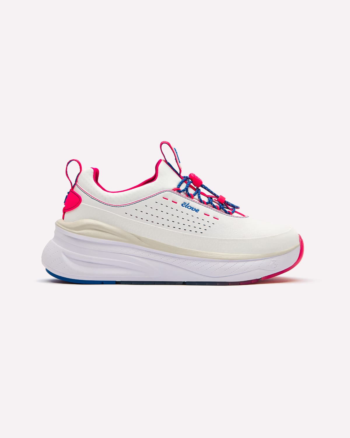 Women's Forte 2 - White / Electric Red / Blue