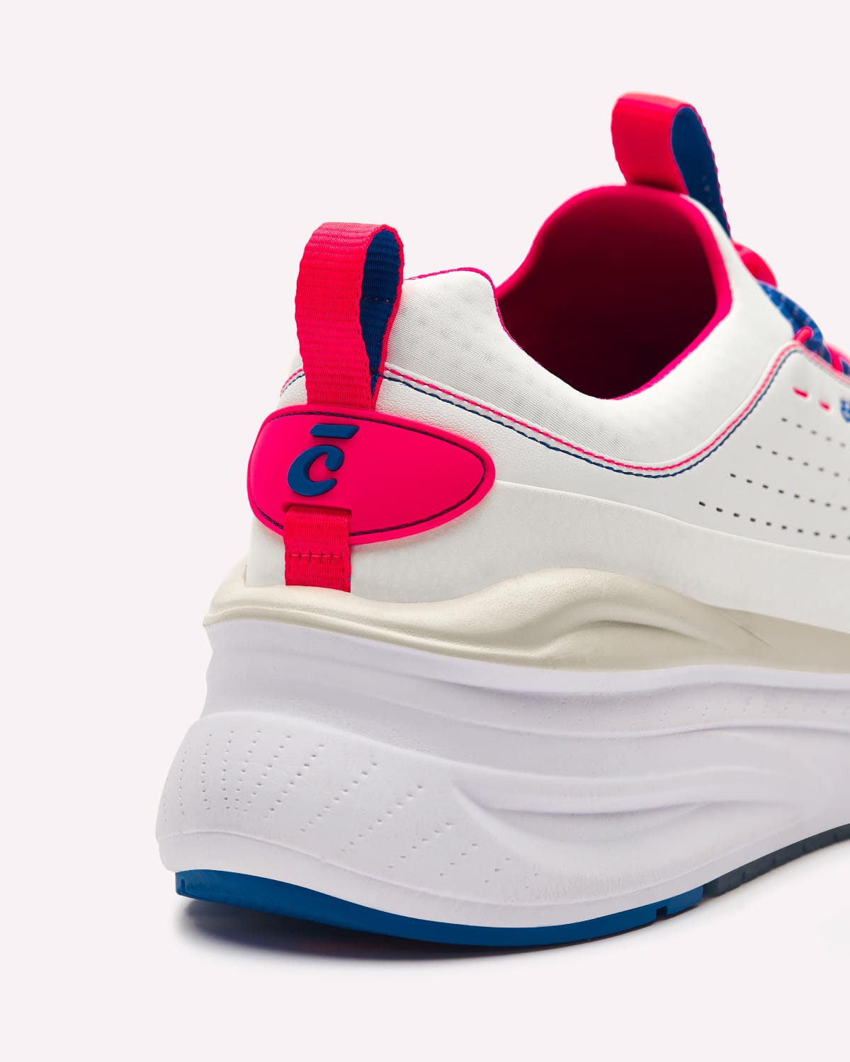 Women's Forte 2 - White / Electric Red / Blue - Image 8