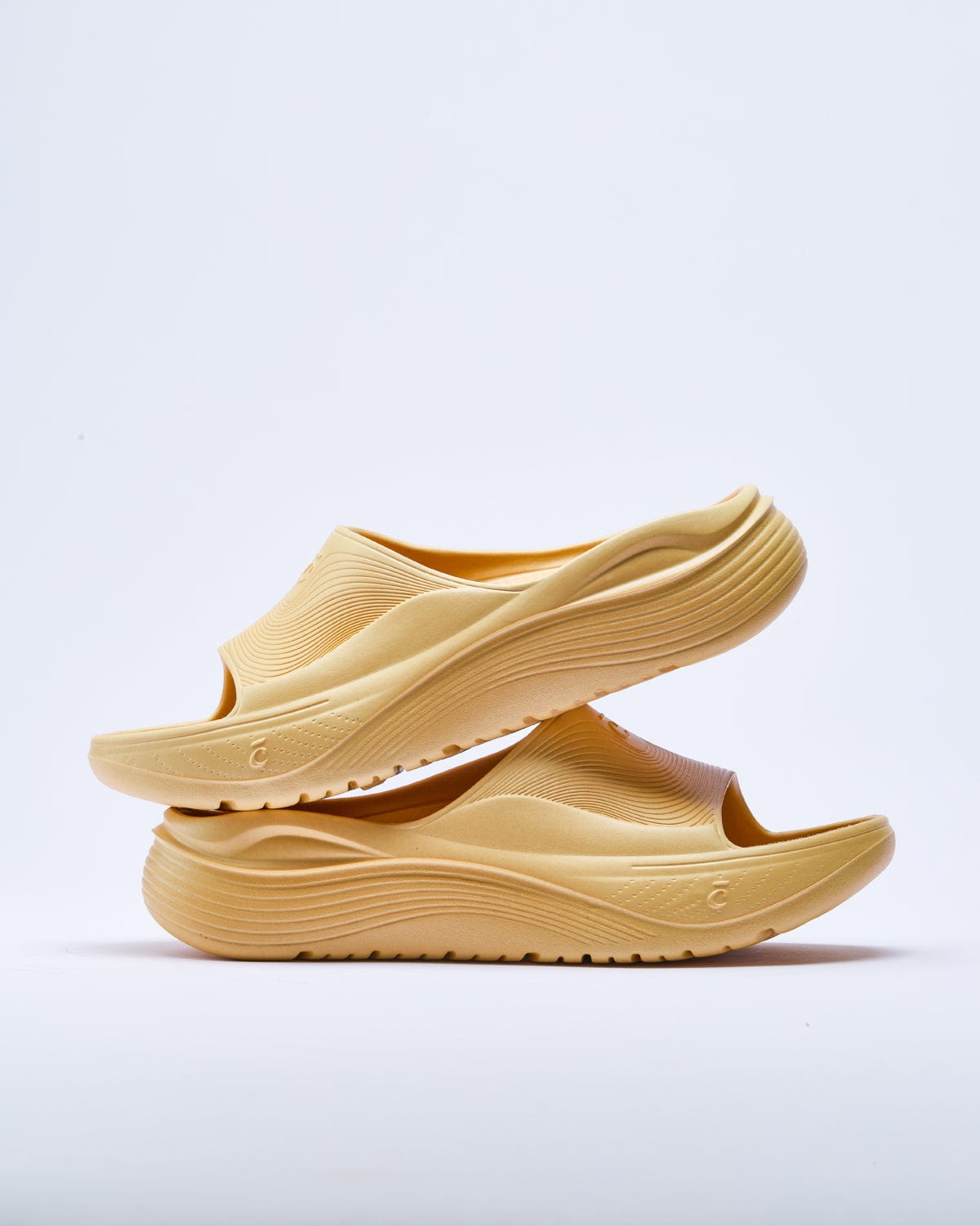 Men's SuperCush Recovery Slide - Honey Yellow - Image 6