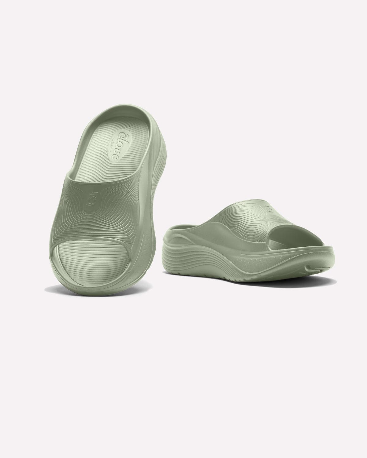 Men's SuperCush Recovery Slide - Mint Green - Image 4