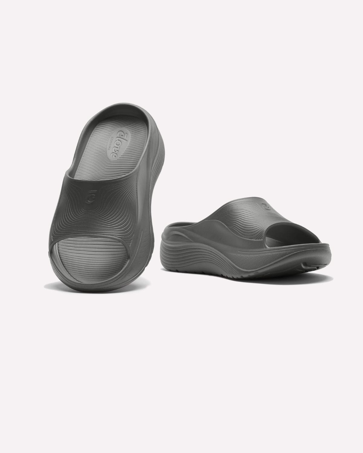 Women's SuperCush Recovery Slide - Slate Grey - Image 4