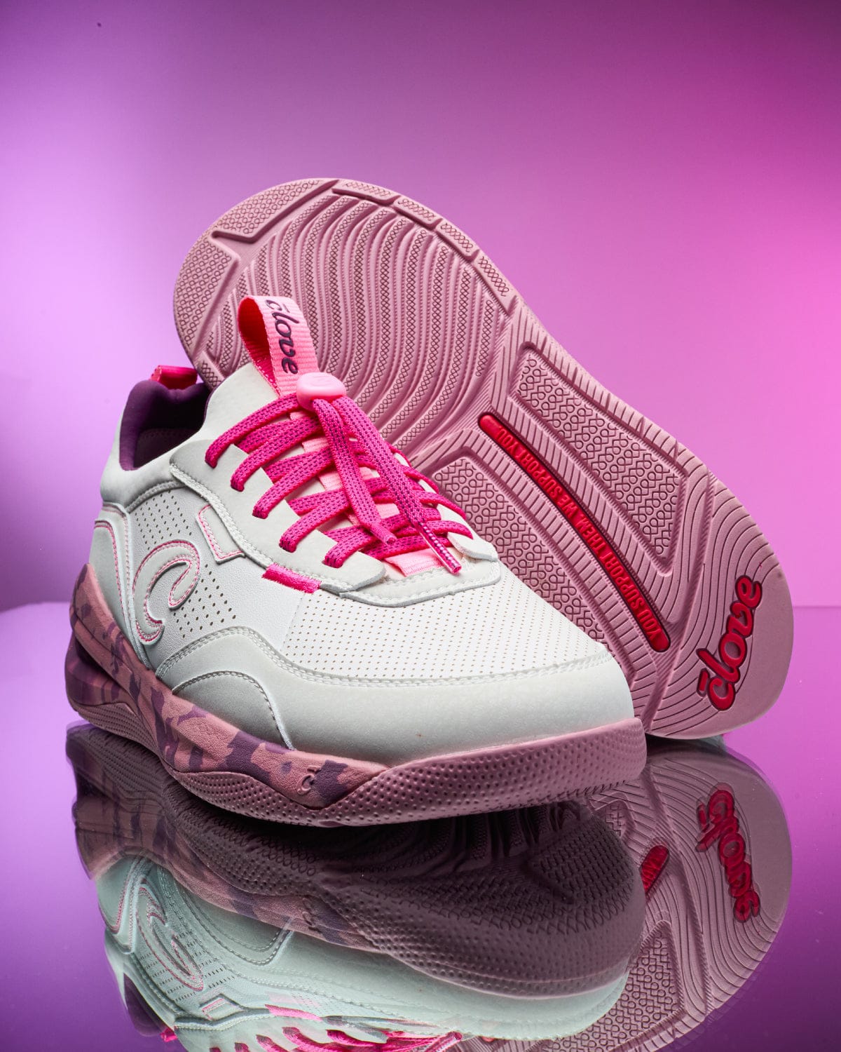 Women's Strada - White Mauve Marble - Image 4